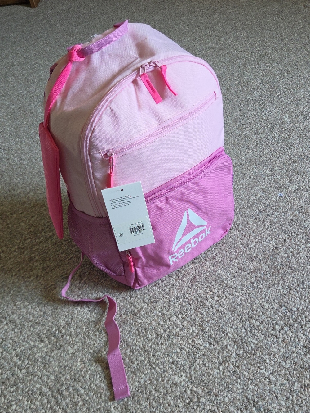 Reebok Pink Two-Tone School New Backpack